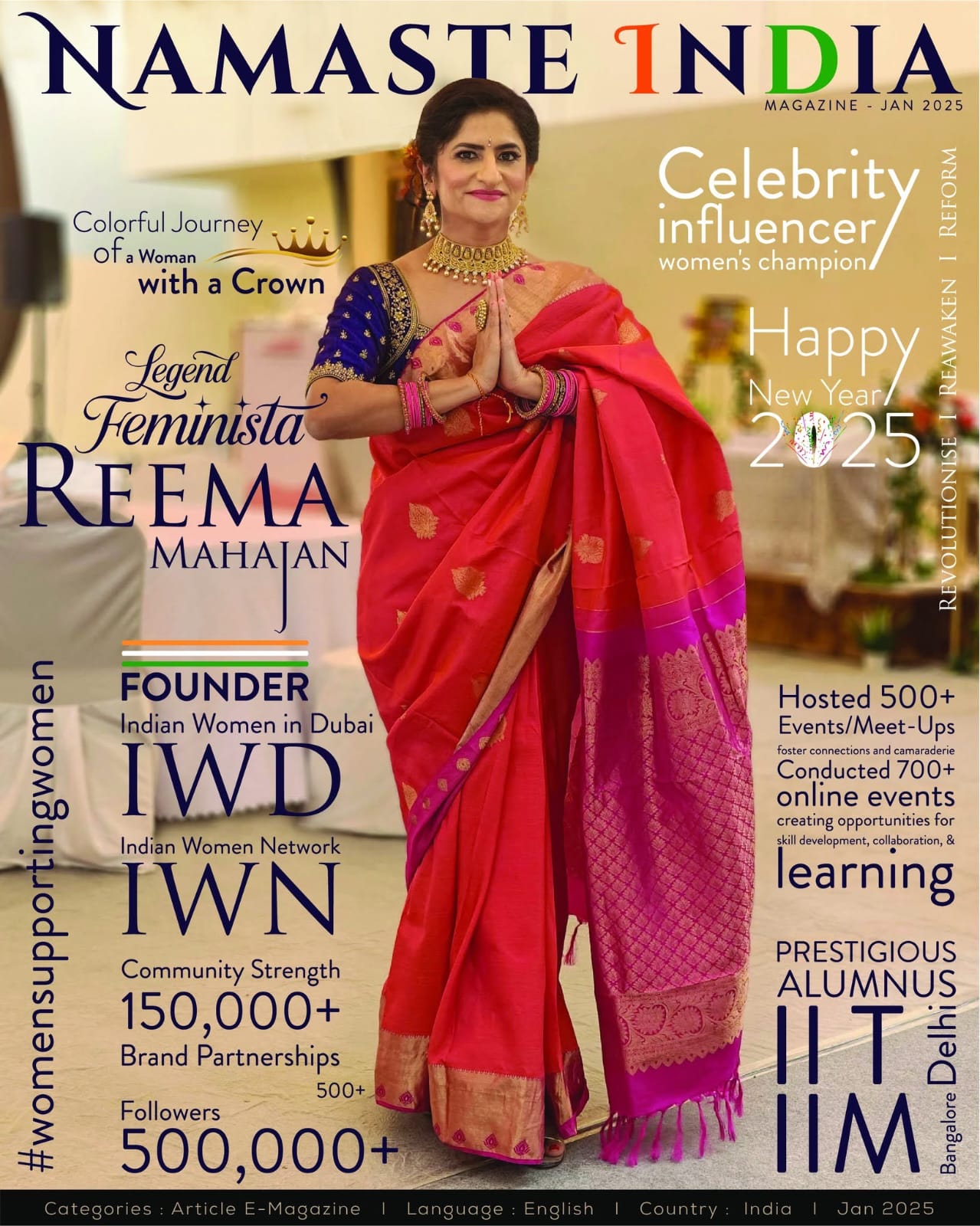 Featured in Namaste India Magazine 2025